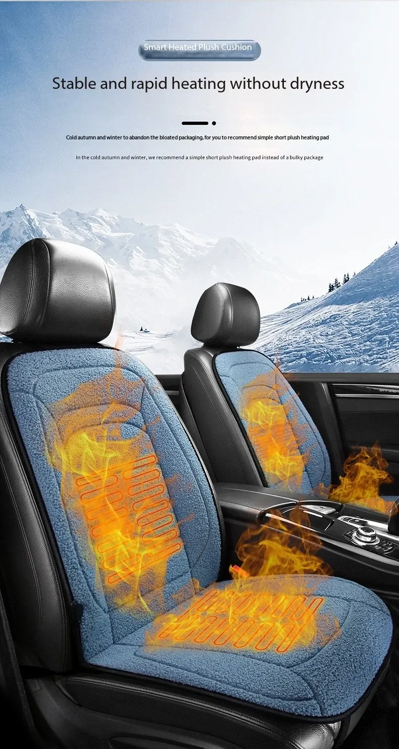 Cover Heating Winter Heated Car Warmer 12V Seat Cushion For Back And Seats_autovado.com