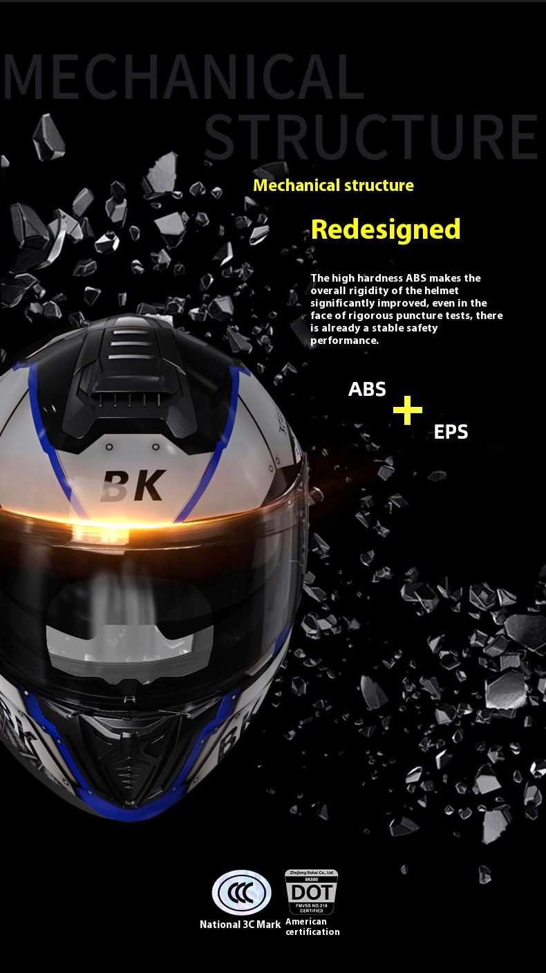DOT & 3C Certified Modular Motorcycle Helmet – Flip-Up Full Face Helmet With Bluetooth, Dual Visor & Adjustable Ventilation For Men/Women_autovado.com