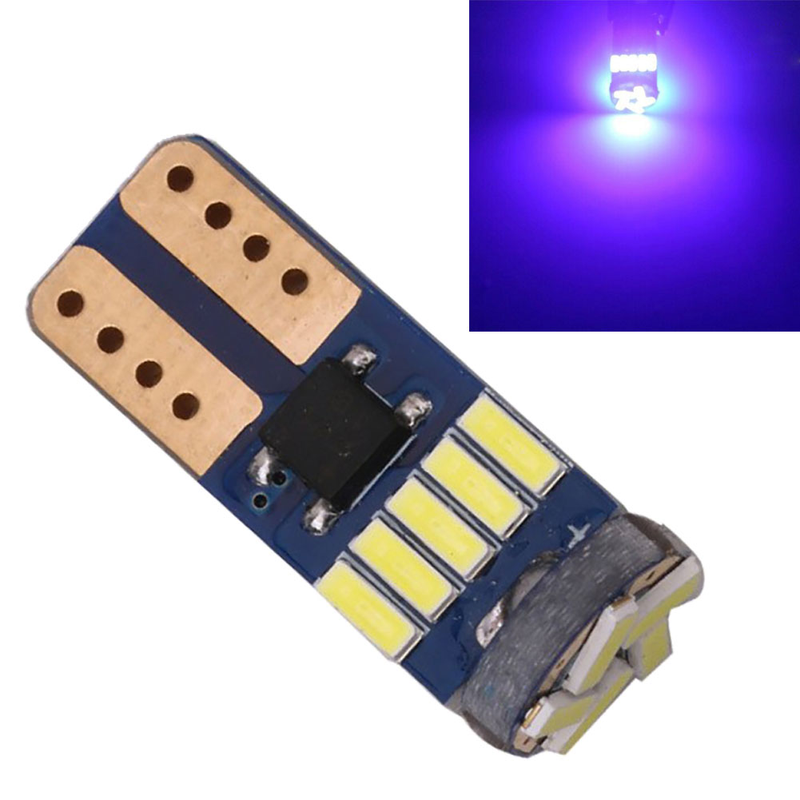Fuzhongfu T10 4014 W5W LED Canbus Error Free Car Wedge License Plate LED Light Lamp Bulb_autovado.com