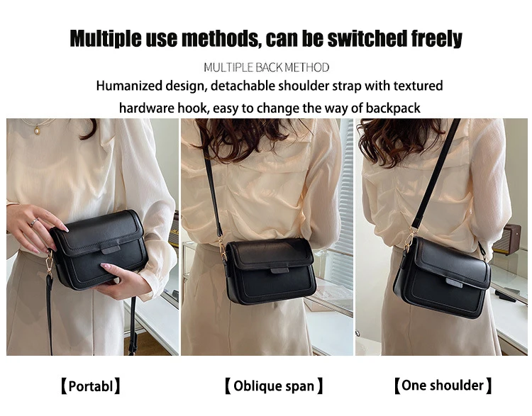 New Vintage Fashion Women's Small Crossbody Bag PU Leather Messenger Bag High Quality Handbag Purse Summer Travel Bag For Female_autovado.com