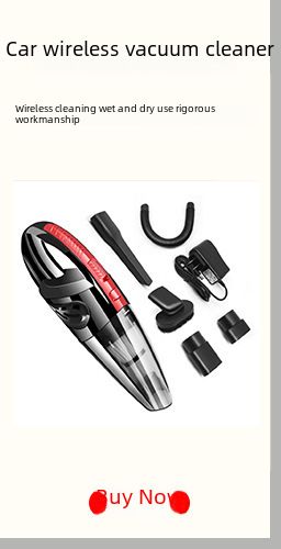 Wireless charging car vacuum cleaner car with large suction hand-held mite removal pet cat dog hair vacuum cleaner household_autovado.com