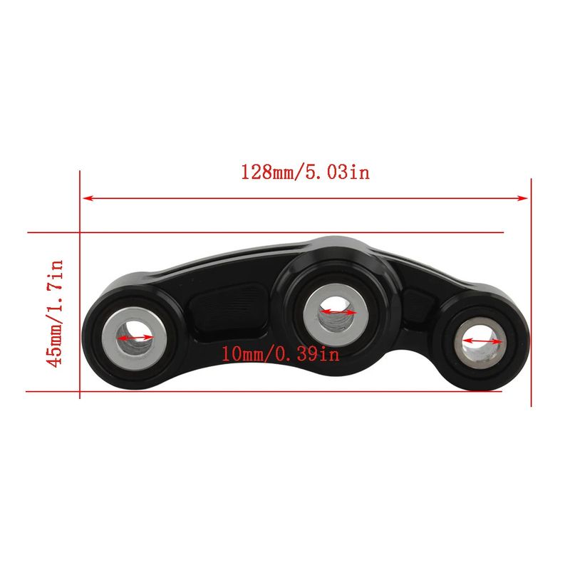 Motorcycle Rear Shock Absorber Bracket - Durable & Lightweight UB-105 For Enhanced Stability & Comfort (Red, Blue, Purple, Gold, Black)_autovado.com