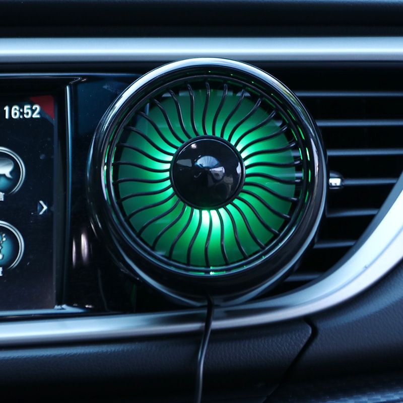 Car Center Console Multifunctional Car USB Cooling Air Outlet, Mini Small Fan, Portable Fan_autovado.com