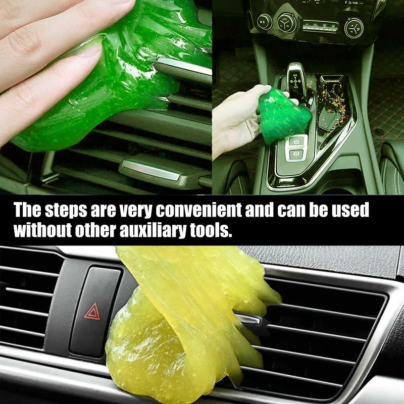 Car Cleaning Gel Wash Free Refurbished Cleaning Portable Decontamination Device For Interior Seats For Cars_autovado.com