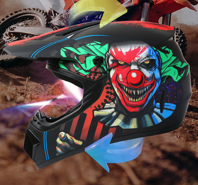 Electric Helmet Kart Light Off-road Helmet Mountain Downhill Full Helmet_autovado.com