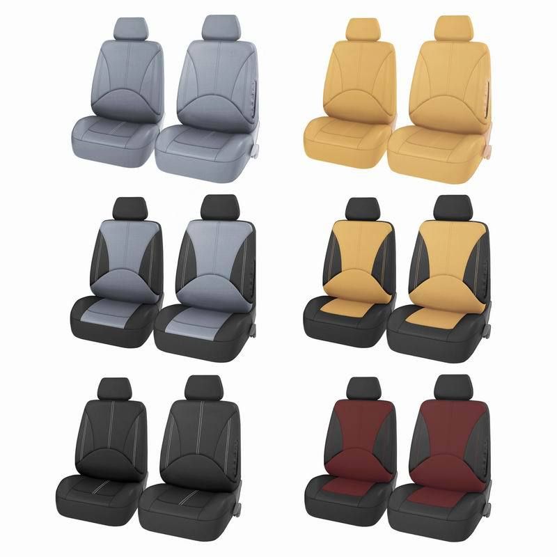 General car seat 9-piece PU leather car four seasons general seat cushion cover_autovado.com