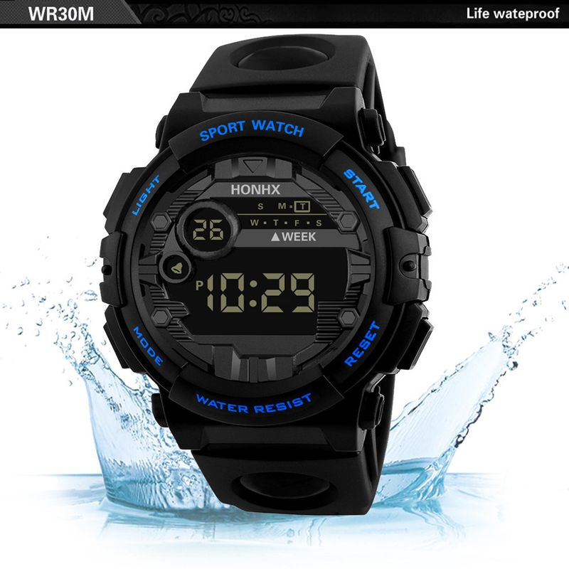 Fashion Trend Atmospheric Digital Disc Glow-in-the-dark Watch Student Multifunctional Outdoor Sports Electronic Watch_autovado.com