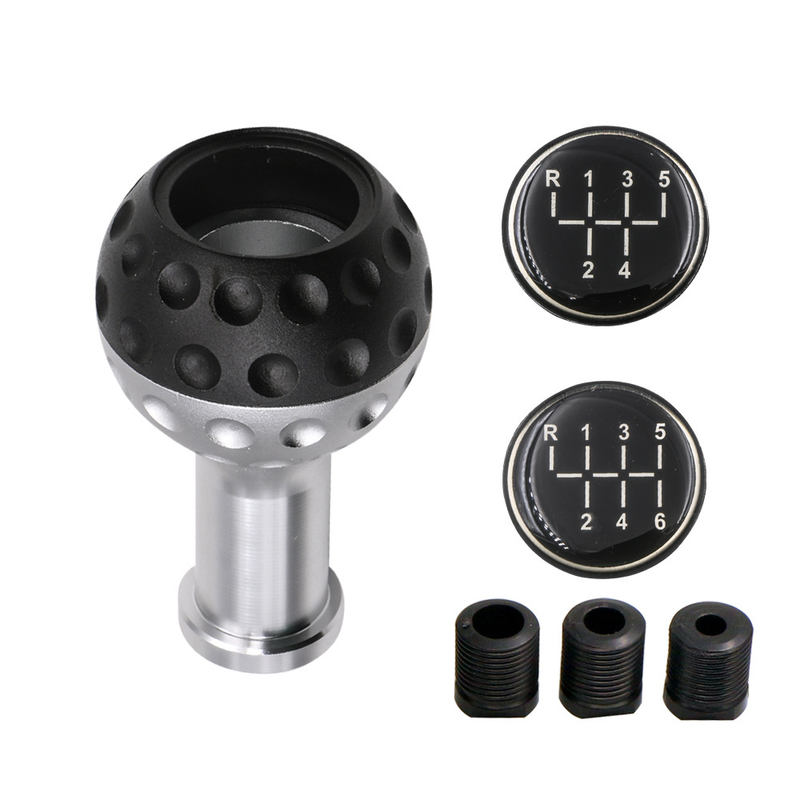 Car metal gear lever manual gear lever head auto parts GTI modified universal gear lever SK40_autovado.com