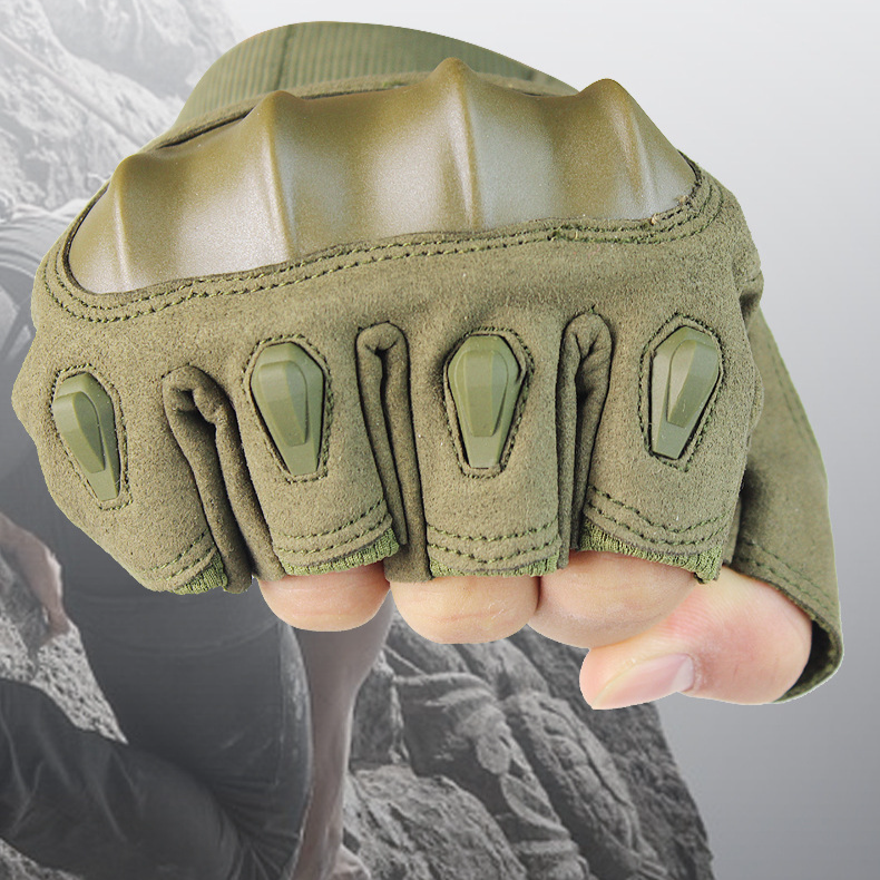 Outdoor riding motorcycle gloves training mountain fitness sports anti-slip protective tactical gloves_autovado.com