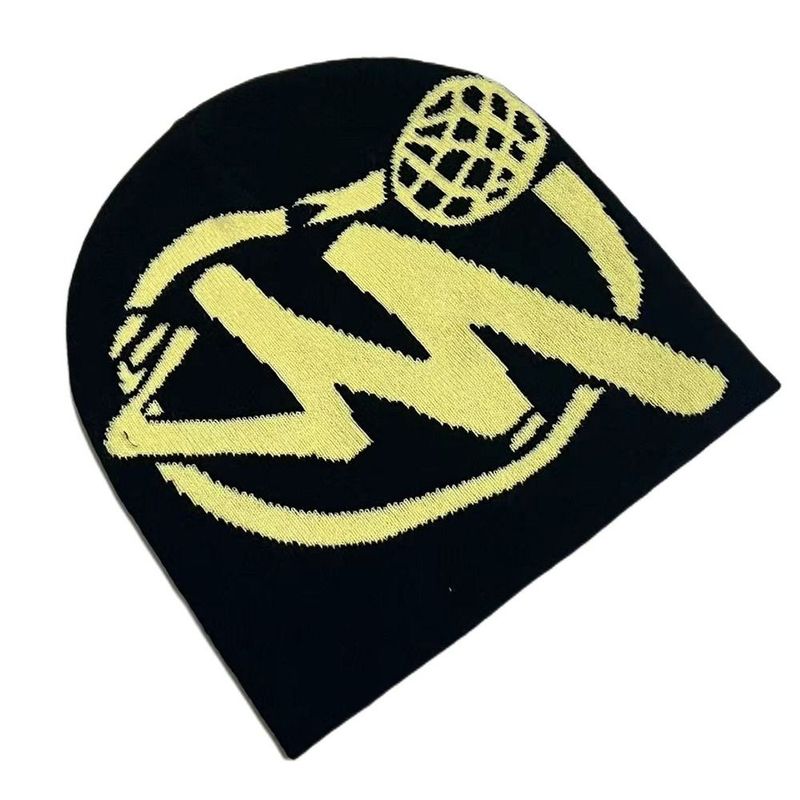 Hot Sale Personalized Pattern Knitting Hip Hop Hat Men Women Beanie Bonnet Gothic Wool Acrylic Winter Warm Skullies Y2k Ins Cold_autovado.com