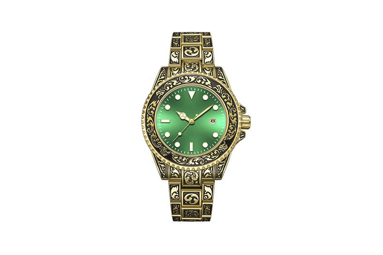 Fashion New luminous calendar men's watches men's watches retro carved art watches_autovado.com