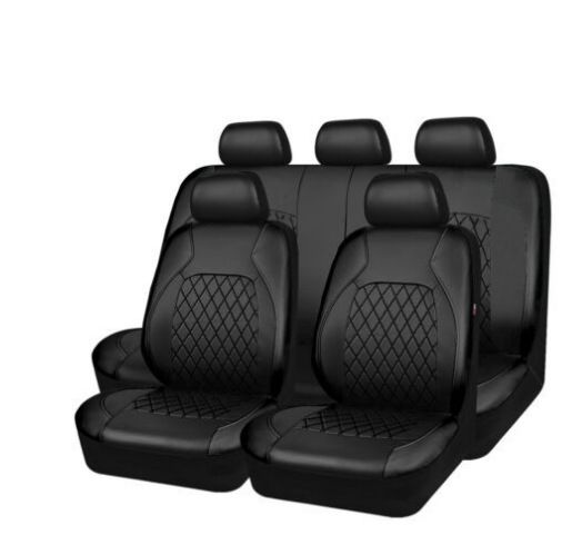 Car seat cover single line quilted bracket leather pu leather_autovado.com