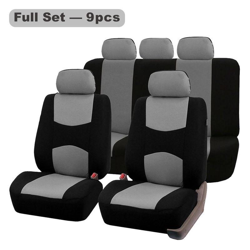 explosions polyester mesh car seat cover hot-selling universal suitable for five-seat models_autovado.com