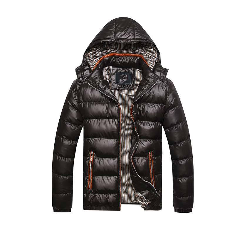 Men's autumn and winter cotton-padded jacket men stand collar men slim warm men cotton-padded jacket jacket_autovado.com