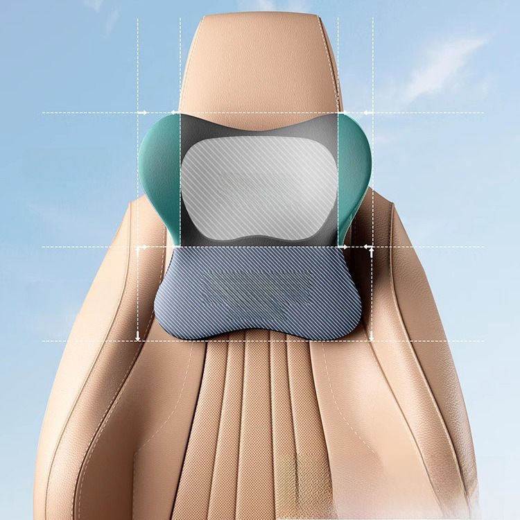 Comfortable lumbar support neck pillow car neck pillow seat cushion neck memory foam Four Seasons universal car pillow waist cushion_autovado.com