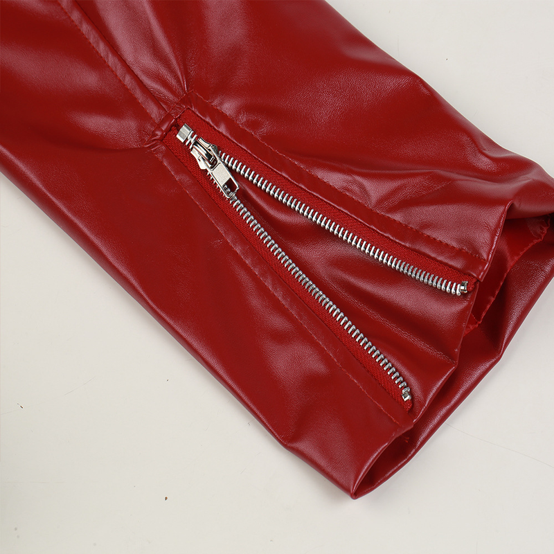 Men's autumn and winter new leather jacket with fashionable lapel zipper motorcycle leather jacket_autovado.com