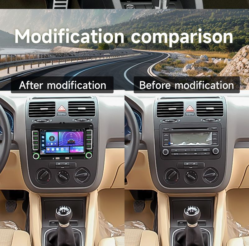 Suitable For Volkswagen Android Car Stereo With Wireless CarPlay - HD Touchscreen Navigation System_autovado.com