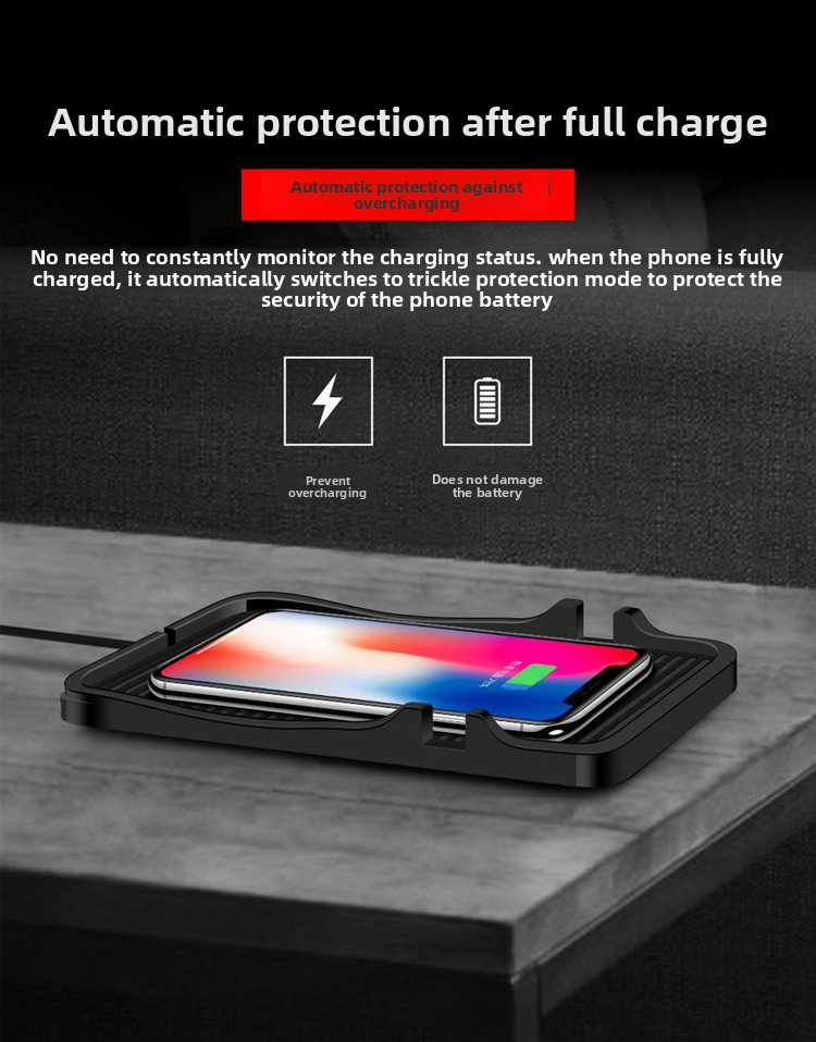 D7 Charger Dual-Use For Home And Car Navigation Model Anti-Slip Mat Modified With Wireless Charging_autovado.com