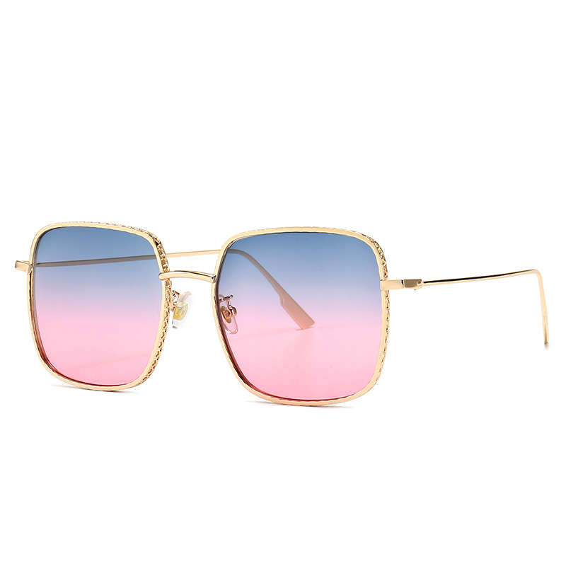 new modern retro square frame sunglasses INS style street style big-name sunglasses 8030_autovado.com
