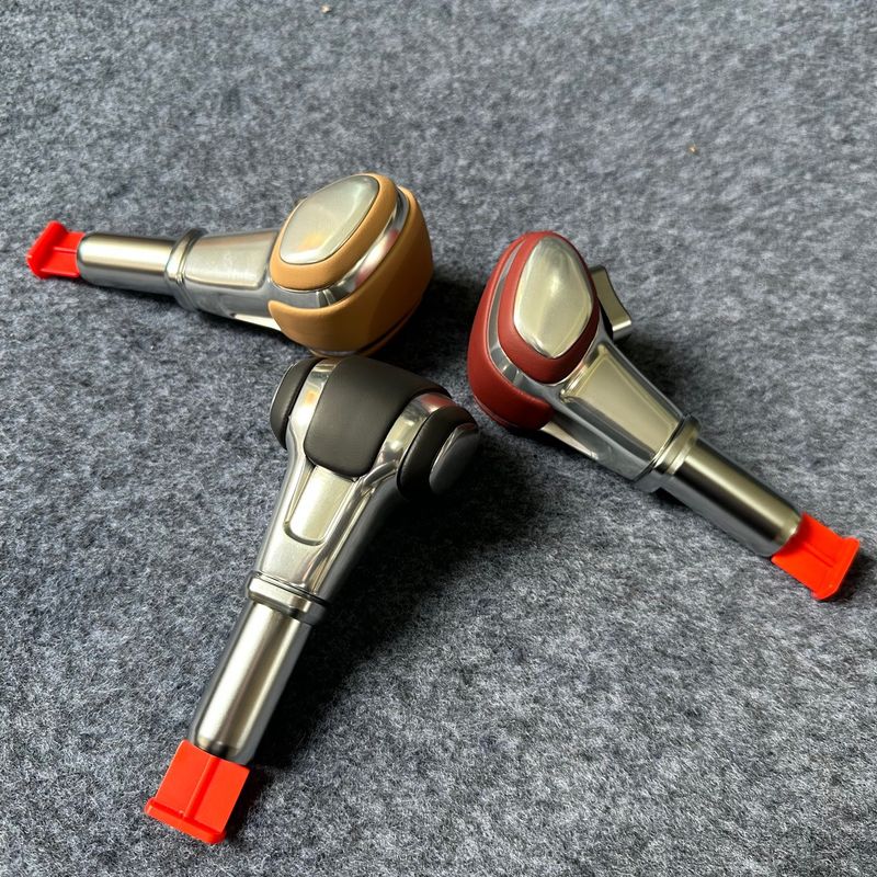 Suitable For Porsche Airplane Cayenne Large Wave Stick 15 Carbon Fiber Black Lever Gear Shift Head Accessory_autovado.com