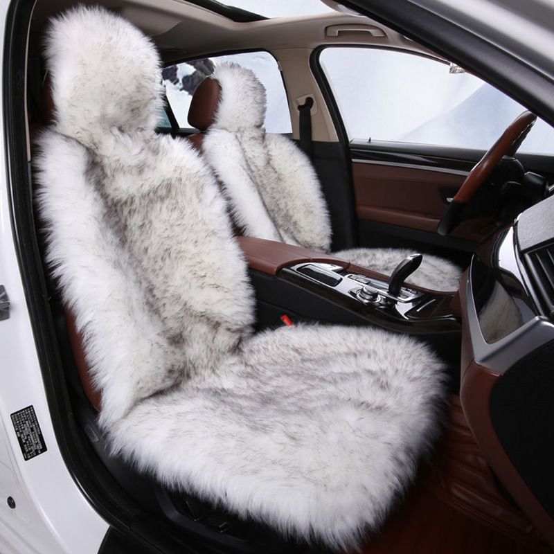 Plush Seat Cushion With Backrest Universal Seat Cushion Seat Cover_autovado.com