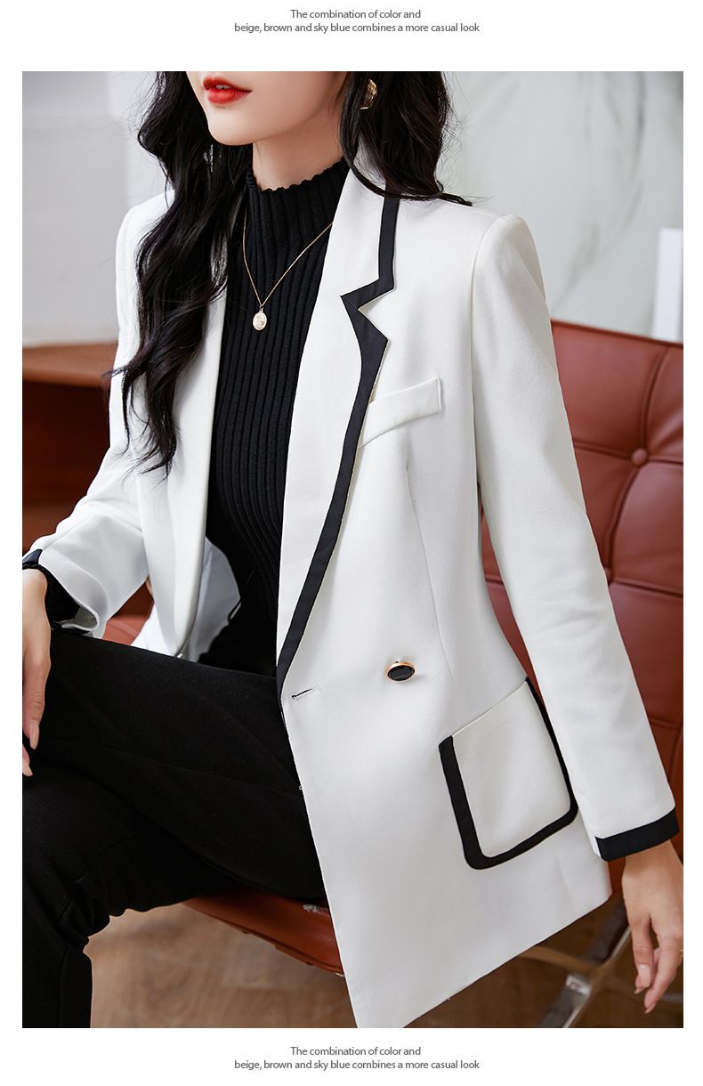Women's Clothing slim-fit elegant commuter casual all-match small top suit_autovado.com