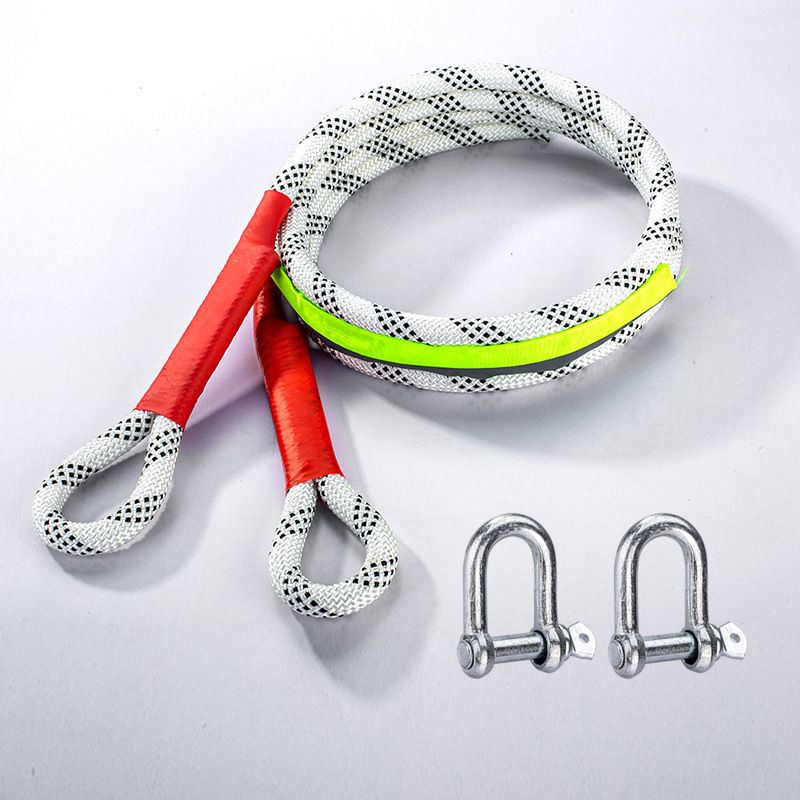 New Tow Outdoor Emergency Rescue Traction Thickened American Style Steel Buckle Nylon Car Rope_autovado.com