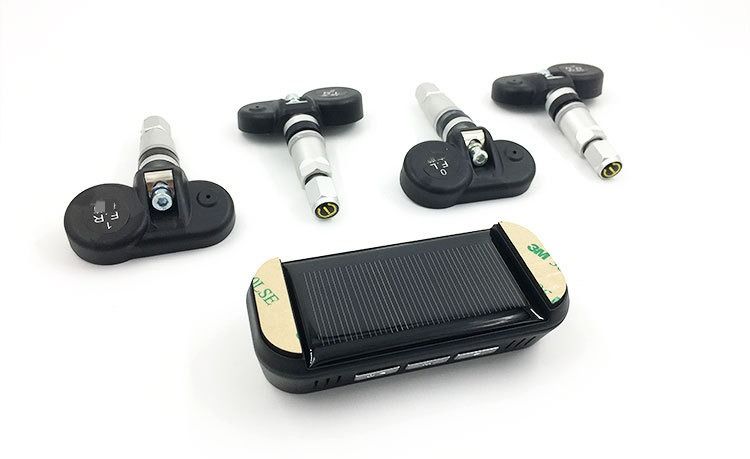 Solar-Powered Wireless TPMS For Cars - Hidden Windshield-Mounted Tire Pressure Monitoring System With Real-Time Alerts & Temperature Sensor_autovado.com