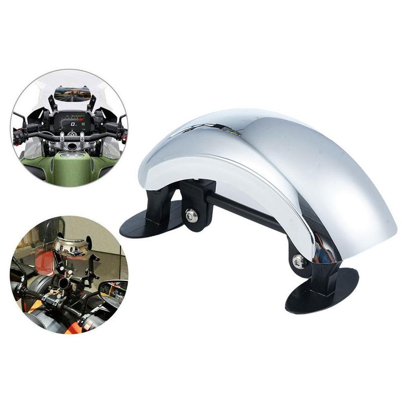 Motorcycle Off-road Vehicle Modification Accessories: 180 ° Wide-angle Rearview Mirror, Full Angle, No Blind Spots,_autovado.com