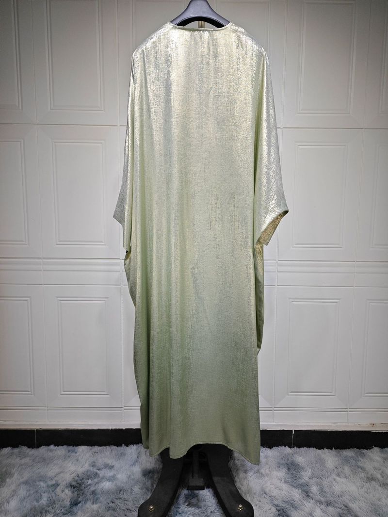 Women's Clothing Arab Dubai modern Muslim fashion gold stamped robe abaya outerwear cardigan robe_autovado.com