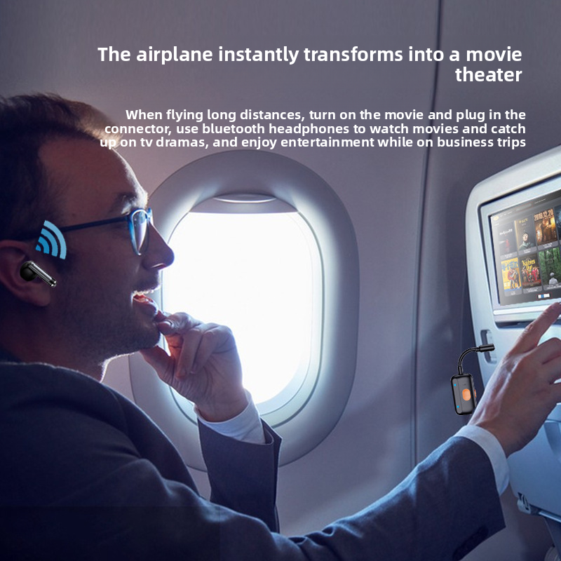 J55 AUX Car Two-in-One Audio Receiver Transmitter 5.4 Bluetooth Adapter_autovado.com