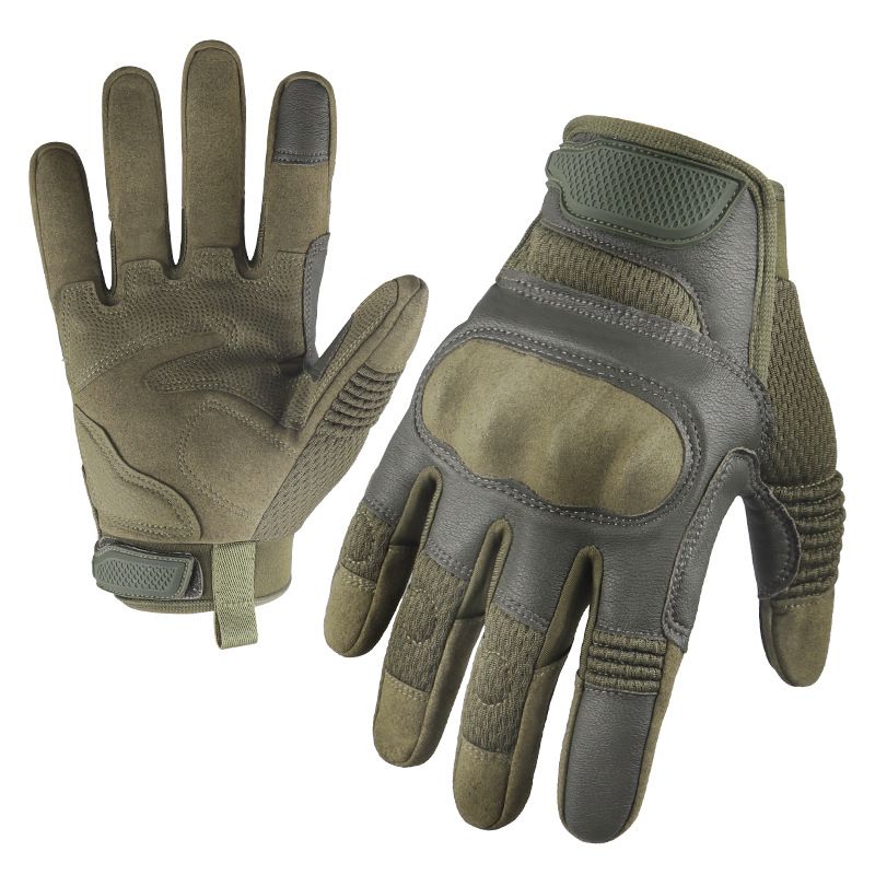 Outdoor sports tactical gloves Riding hard shell all refers to mountain protection special training Combat CS motorcycle gloves equipment_autovado.com