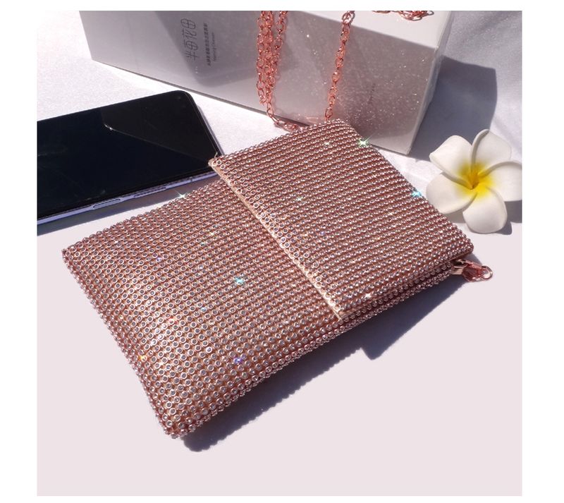 Evening Bags Diamond-encrusted Mobile Phone Bag Women's Crossbody Bag Chain Shoulder Bag Advanced Sense Vertical Evening Small Bag_autovado.com