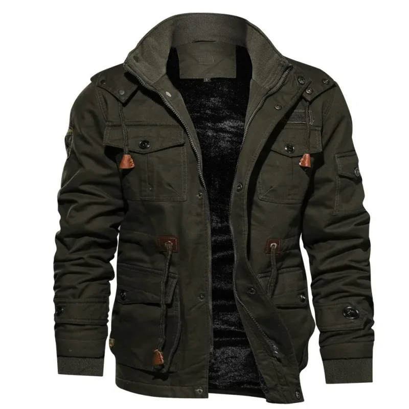 Men Winter Military Jackets Coats Multi-pocket Casual Cargo Jackets High Quality Male Cotton Winter Coats Warm Parkas Size 6XL_autovado.com