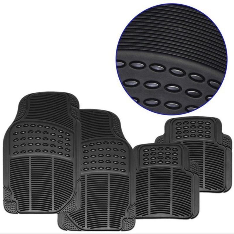 PVC Car Mats Universal Four Piece Set Main And Co Driver Anti Slip Mats Car Mats Four Seasons Durable_autovado.com