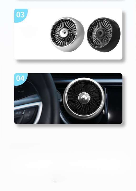 Car Center Console Multifunctional Car USB Cooling Air Outlet, Mini Small Fan, Portable Fan_autovado.com