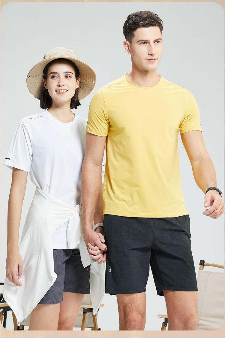 Men's Clothing Quick-Drying Clothes Breathable Short-Sleeved T-Shirt Sports Tops Fitness Training Running _autovado.com