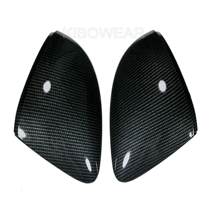 Side Wing Mirror Caps Cover for Skoda Octavia Mk3 A7 2014 2019 VW T-ROC T-cross Nivus (Carbon Look) 2020 2021 2022 Replace _autovado.com