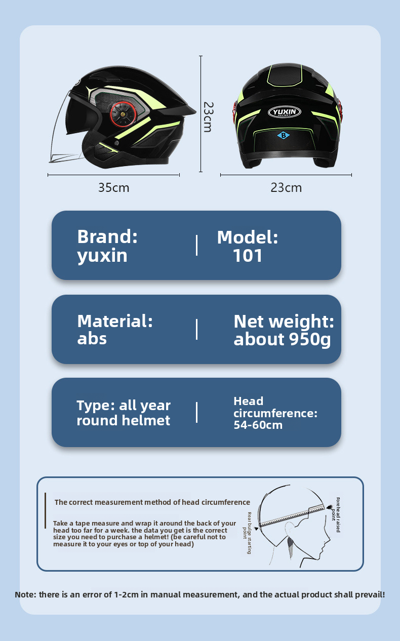 New National Standard Electric Vehicle Women's Four Season Universal Winter Anti Fog And Warm Half Helmet, Men's Double_autovado.com