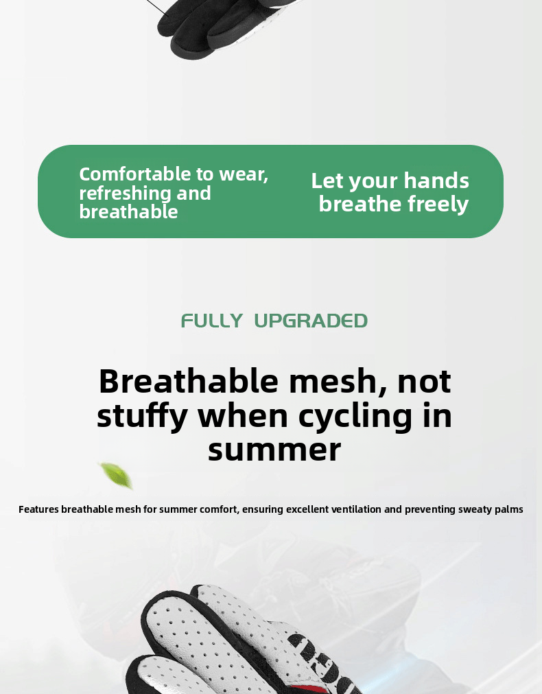 Accessories Riding Genuine Leather Gloves For Men Carbon Fiber Electric Bike Motorcycle Protective Gear Summer Anti-drop_autovado.com