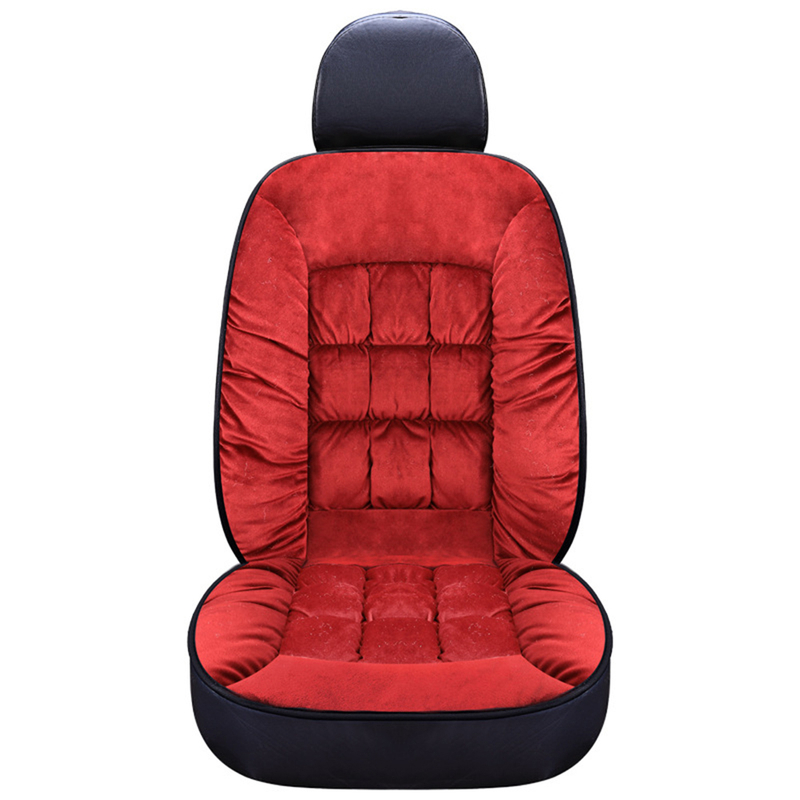 Yuanmheng Autumn Winter Universal Plush Car Front Seat Cover Cushion Auto Soft Pad Mat_autovado.com