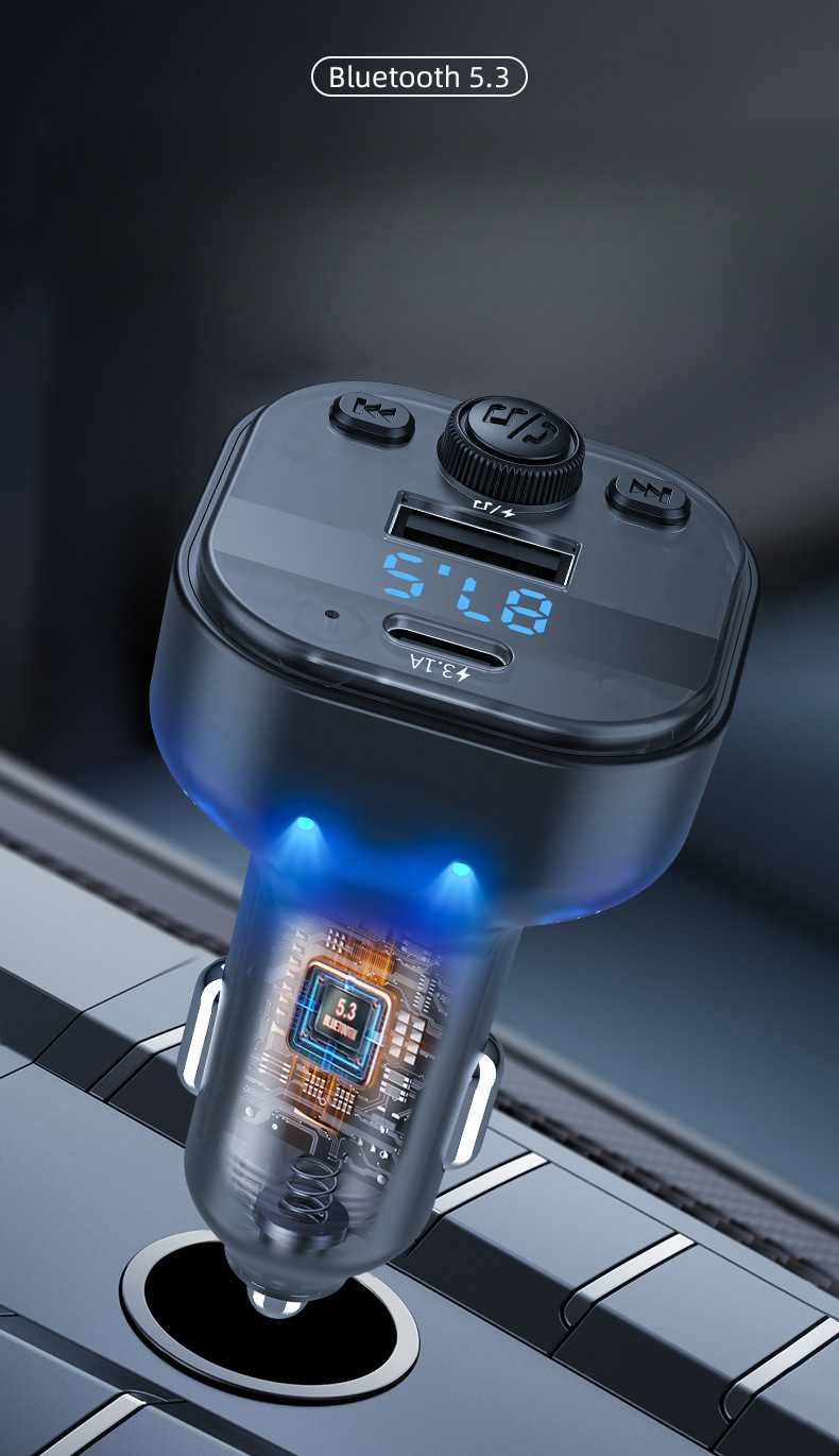 Car Bluetooth Player, MP3 Player With Charger, FM Transmitter, Car Charger_autovado.com