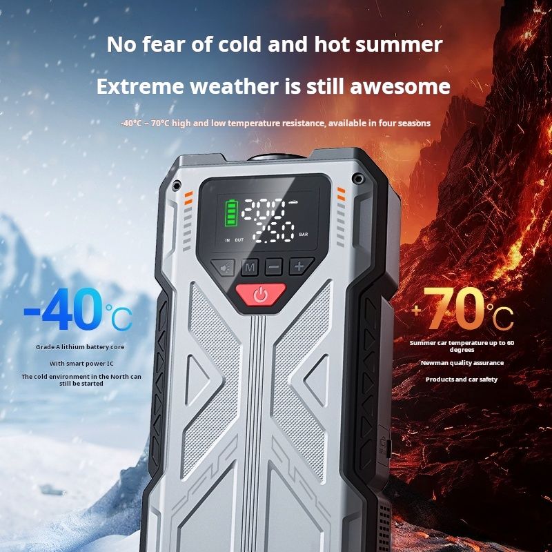 Newsmy/Newman H5 Emergency Start Power Inflator Pump Integrated 8000mAH_autovado.com