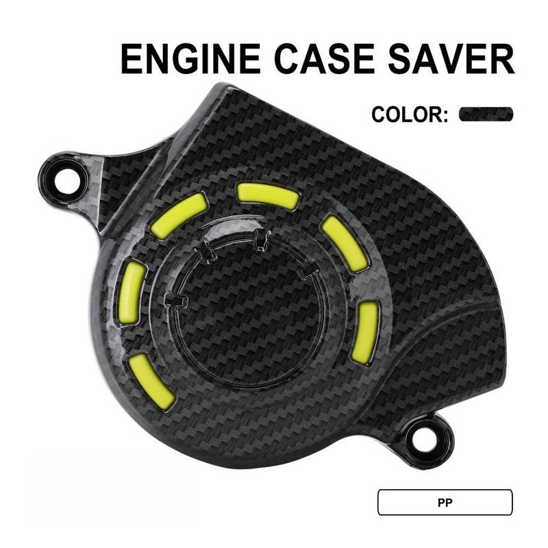 High-Performance Carbon Fiber Stator Cover For Dirt Bikes & Off-Road Motorcycles – Universal Fit, Lightweight & Durable Protection (13.5x10.5x3.5cm)_autovado.com