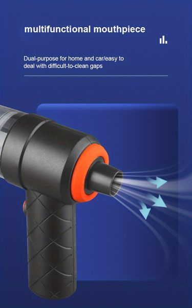 Vacuum Cleaner Car Cleaning High Power Mini Rechargeable Multi Function Blowing And Suction Car Handheld Small Car_autovado.com