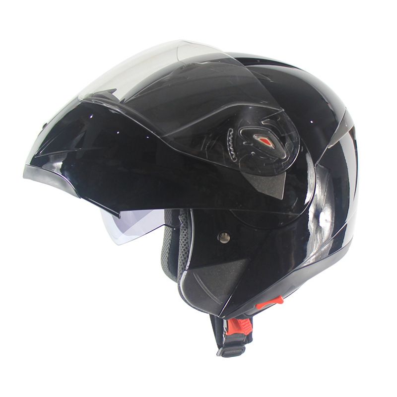 Cross Sectional Double Lens Full Electric Car Four Season Edition Helmet_autovado.com