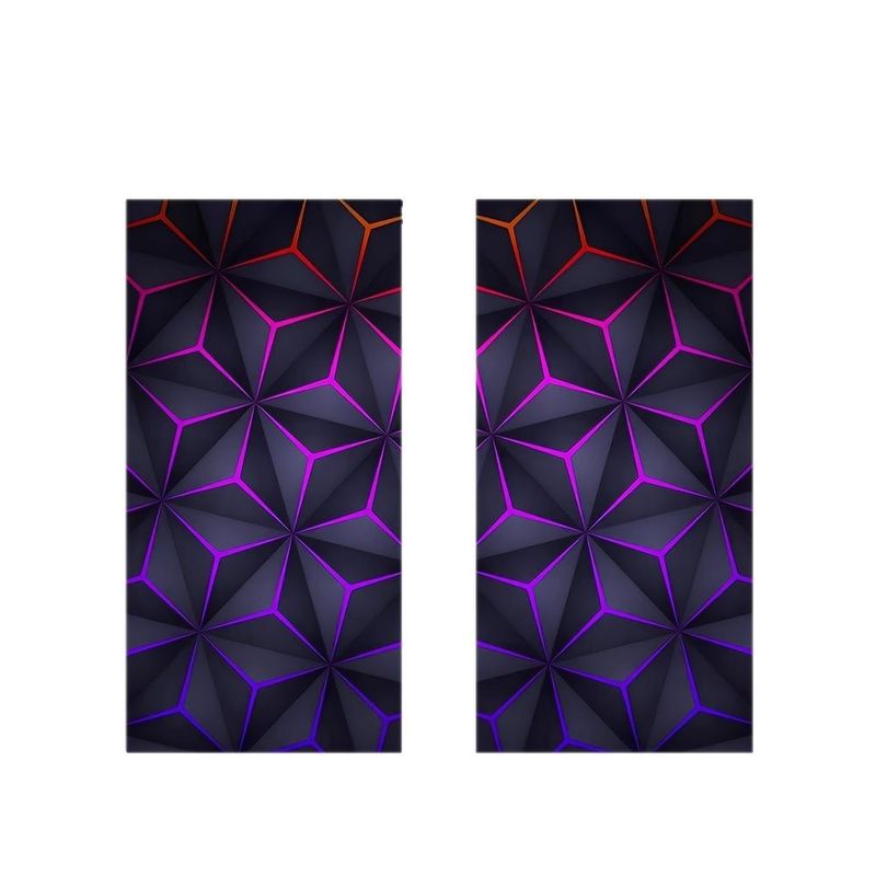 Geometric Square Car Center Column Window Trim Anti-Scratch Personalized Creative Decorative Sticker Protective Film_autovado.com