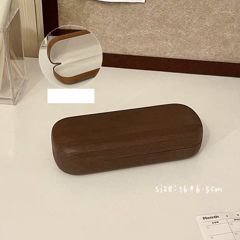 Unisex Vintage portable high-grade sunglasses glasses case ins windproof glasses storage box_autovado.com