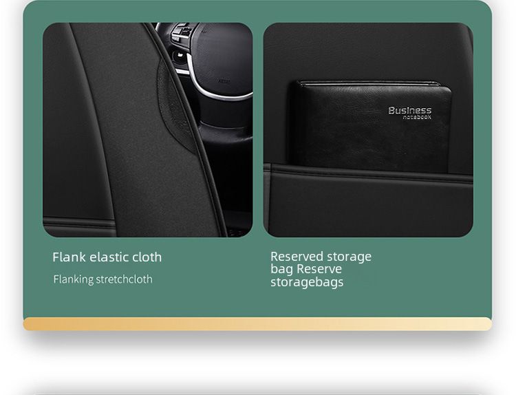 Winter Car Cushion Seat Cover Full Surrounding Four Seasons General New Leather Seat Cover Linen Leather Seat Cushion Seat Cover_autovado.com