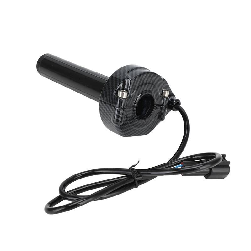 Electronic Throttle Grip For X/S Motorcycle - 2nd Gen (Carbon Fiber Look) - Universal Fit For Custom Bike Upgrades_autovado.com